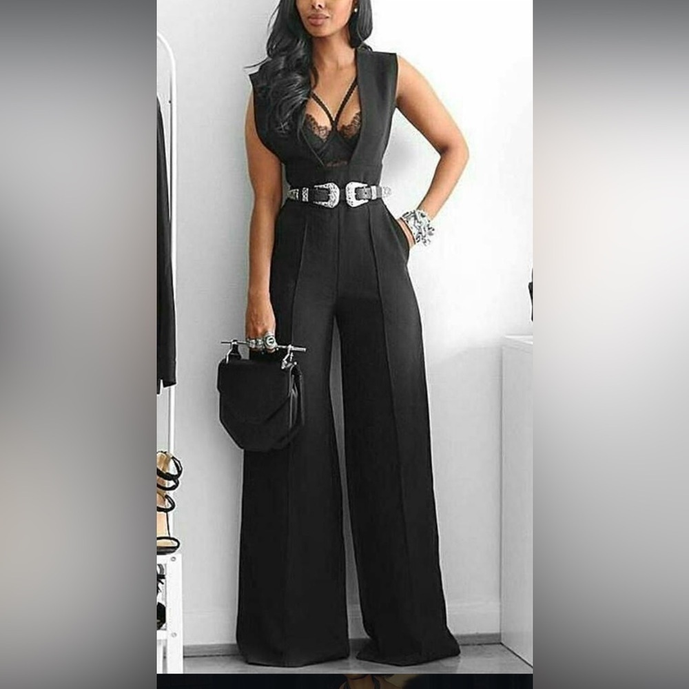 Kyna Collection Houda Jumpsuit in Black